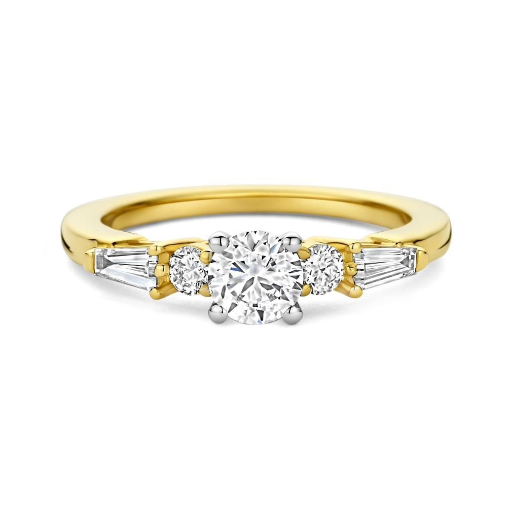 De Exclusief | Gouden ring | LABR0116-Y-54 is een verfijnde gouden ring van 14 karaat met een laboratoriumdiamant van 0,97 karaat, puurheid SI1 en kleur H (White Wesselton). Perfect voor dagelijks gebruik of speciale gelegenheden. Draag het als statement stuk of combineer het met andere sieraden voor een elegante look. Ideaal als cadeau of voor uzelf.