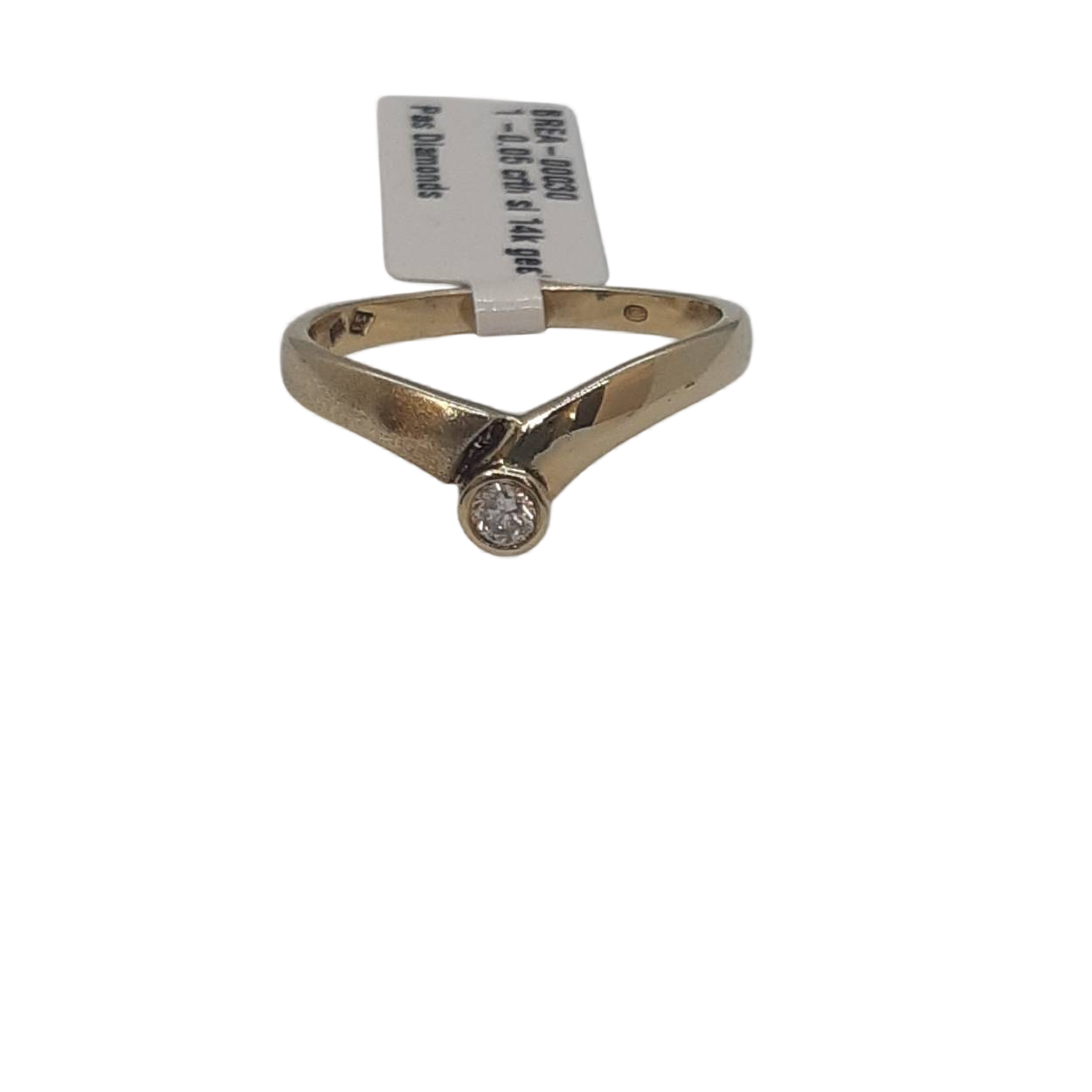 gouden diamant ring 