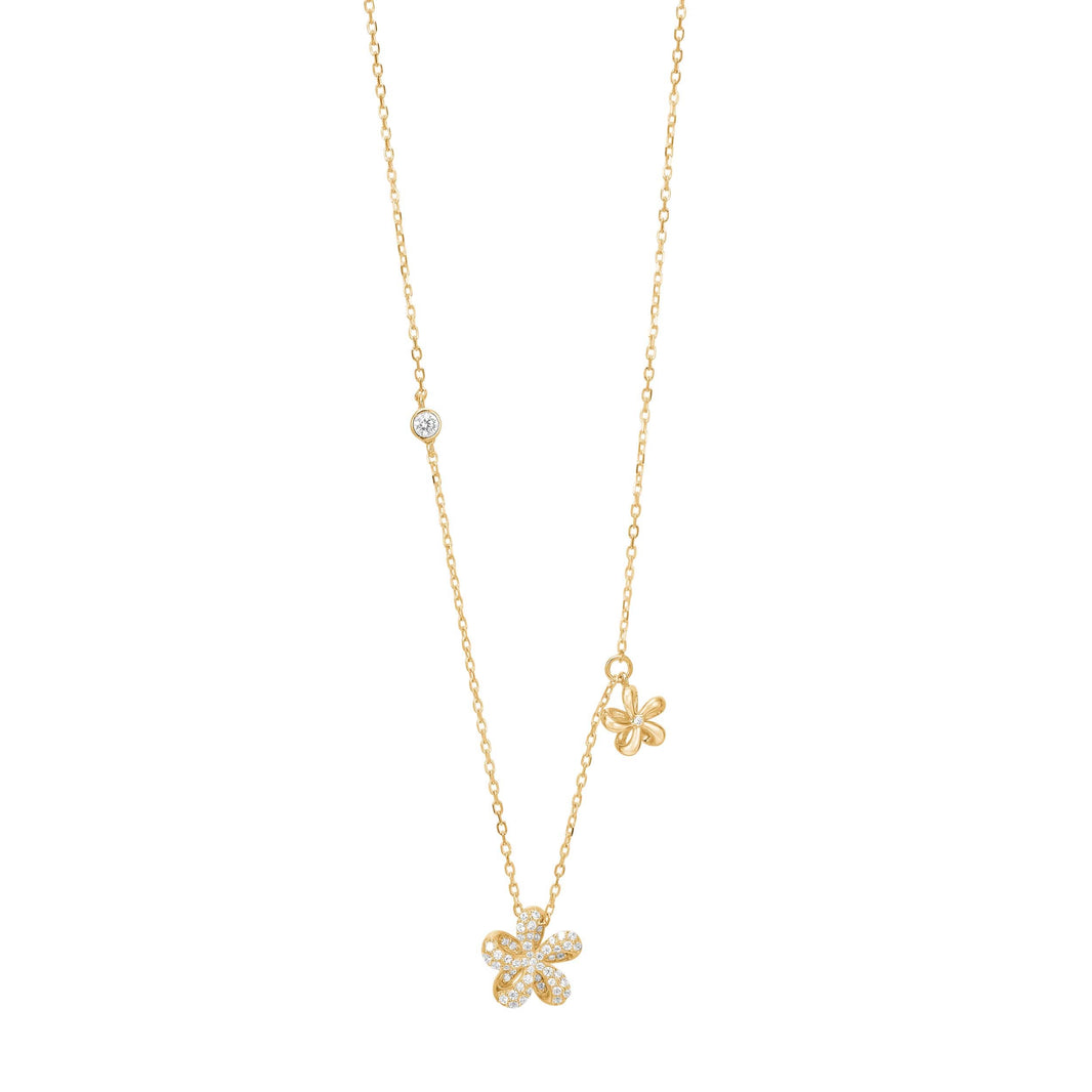 Die Kette mit Anh&auml;nger, Modellnummer 20600225900, besteht aus vergoldetem Material und ist mit funkelndem Zirkonia verziert. Mit einer L&auml;nge von 42 cm eignet sie sich ideal f&uuml;r elegante Anl&auml;sse oder als gl&auml;nzendes Highlight im Alltag. Tragen Sie sie als Statement-St&uuml;ck zu einem schlichten Outfit, um ihren strahlenden Glanz hervorzuheben.