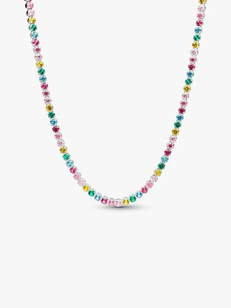Pandora Regenboog Tennis Halsketting