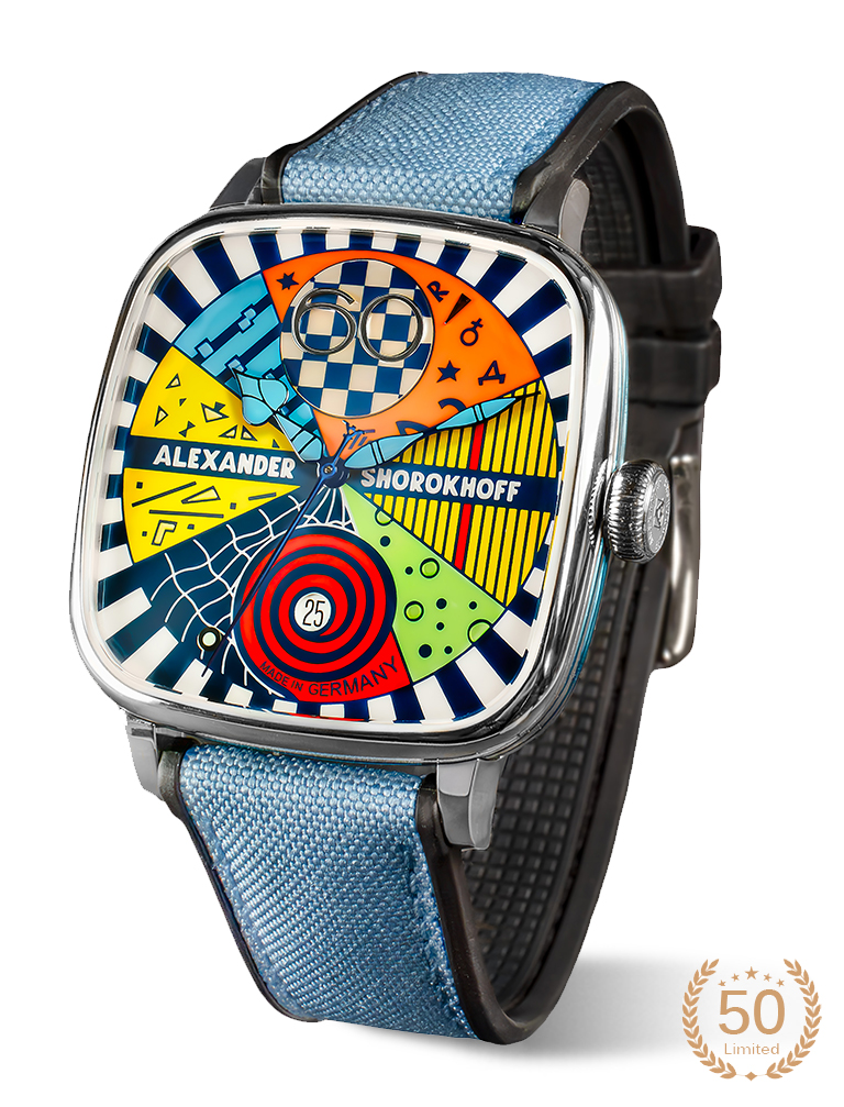 een horloge Alexander Shorokhoff model Kandy-Aventgarde