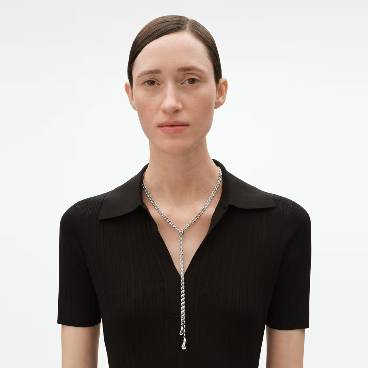 GEORG JENSEN ZILVEREN COLLIER REFLECT 130CM