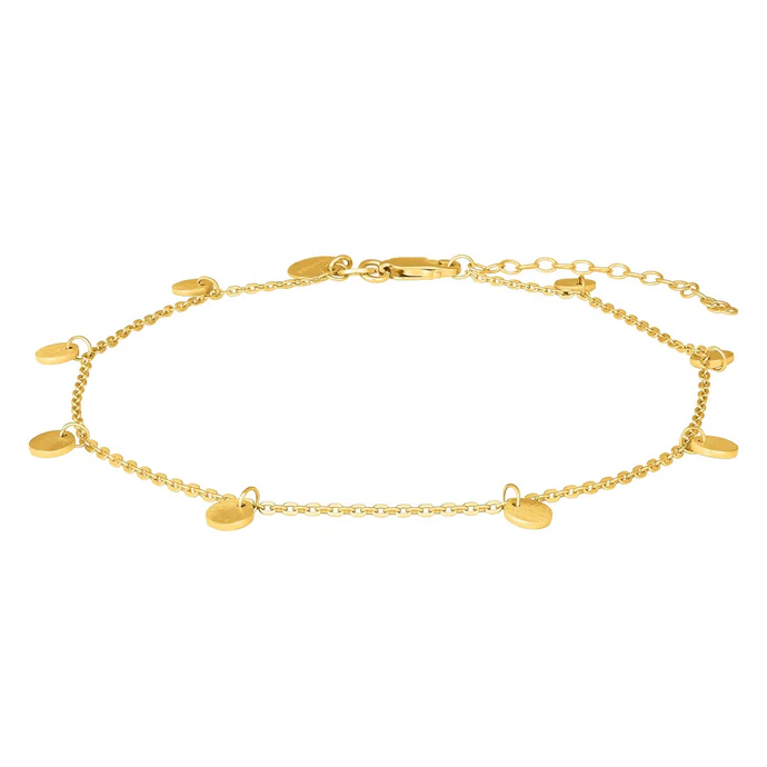Die Vergoldete Silber Fu&szlig;kette besticht durch ihre edle Erscheinung als Schmuckst&uuml;ck, speziell als Fu&szlig;kettchen. Dieses neuwertige Accessoire sorgt f&uuml;r einen eleganten Look. Am besten wird es um den Kn&ouml;chel getragen, passend zu Sandalen oder barfu&szlig;, um dessen schlichte Sch&ouml;nheit hervorzuheben. Perfekt f&uuml;r warme Sommertage oder elegante Anl&auml;sse.