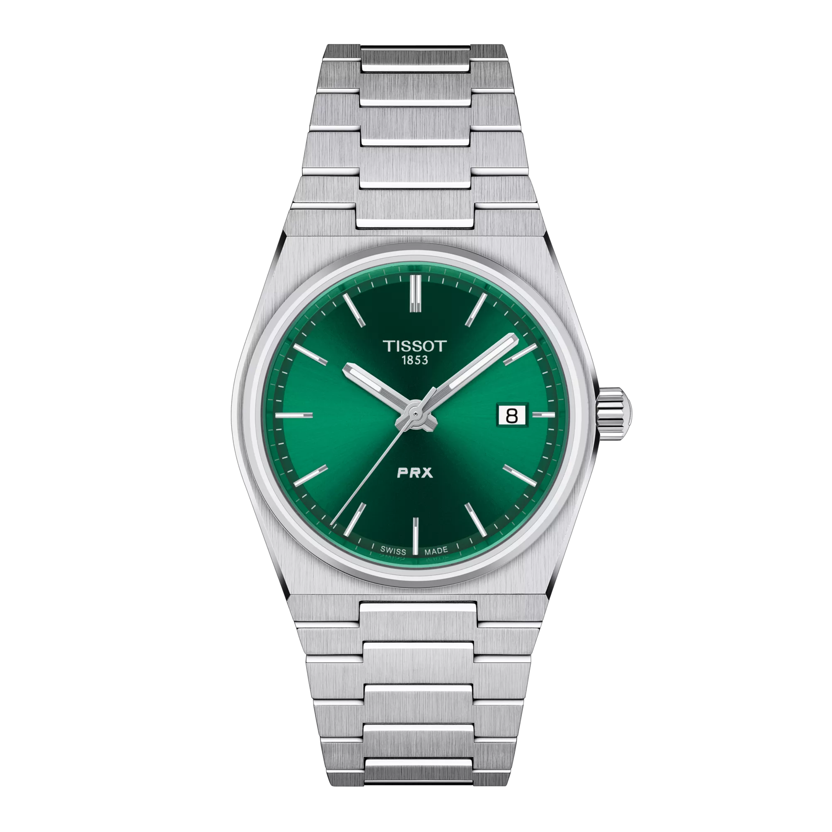 De Tissot PRX T1372101108100 is een elegante polshorloge met Zwitserse quartz uurwerk en analoge aanduiding. Het horloge heeft een groene wijzerplaat met strepenindex, een tonneau-vormige kast van roestvrij staal en saffierglas. Waterdicht tot 10 ATM en is hypoallergeen. Perfect om dagelijks te dragen of bij speciale gelegenheden. Het combineert stijl met comfort.