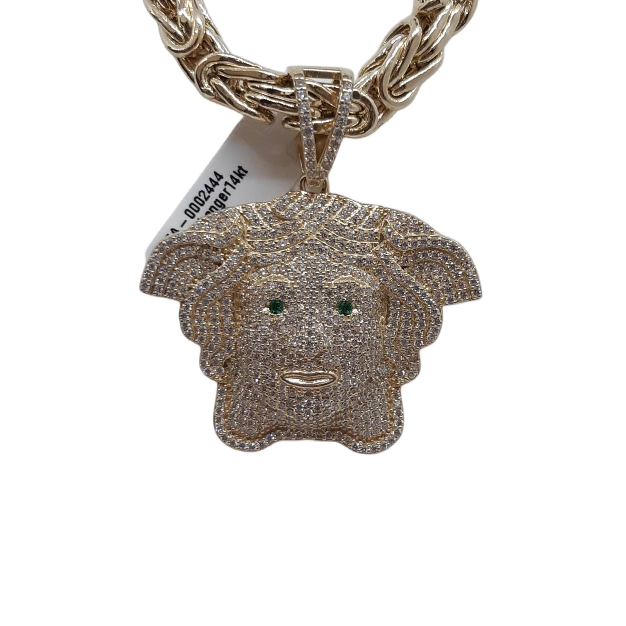 De gouden hanger, modelnummer BREA-0002444, is een verfijnd sieraad van 14 karaats goud. Met een diameter van 41,7 mm, glans en een gewicht van 17,29 gram, straalt deze hanger luxe uit. Perfect om te dragen aan een elegante ketting voor een stijlvolle look. Voeg een vleugje elegantie toe aan elke outfit met deze gouden hanger.
