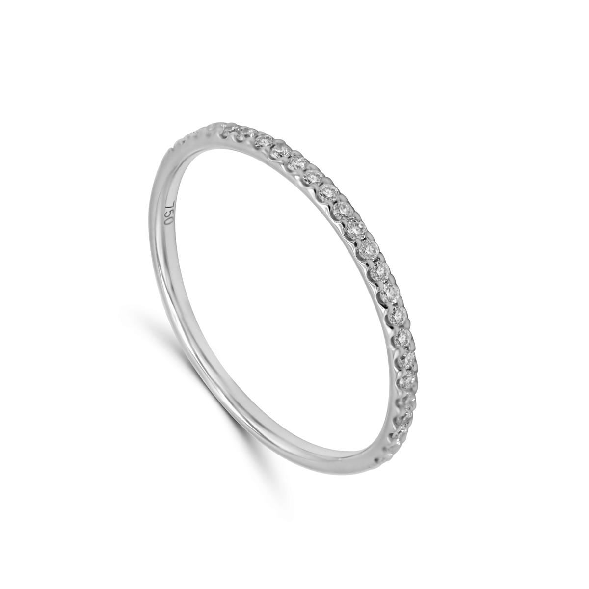 Femme Ador&eacute;e wit gouden ring 18kt met diamant 13pt