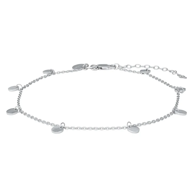 Entdecken Sie die Rhod. Silber Fusskette einer unbekannten Marke. Diese neue Fu&szlig;kette, klassifiziert als Schmuck, speziell als Fu&szlig;kettchen, verleiht jedem Look einen Hauch von Eleganz. Tragen Sie sie am besten barfu&szlig; oder mit Sandalen, um ihre Sch&ouml;nheit zu betonen. Perfekt f&uuml;r sommerliche Outfits oder besondere Anl&auml;sse.