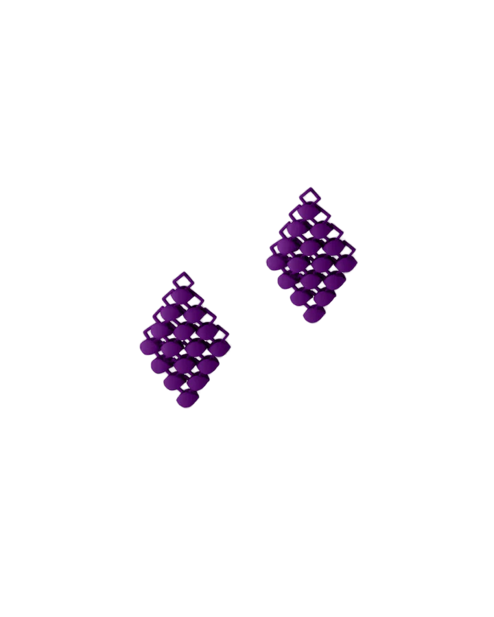 Fabnora essence mini ooring aanhanger  Aubergine purple