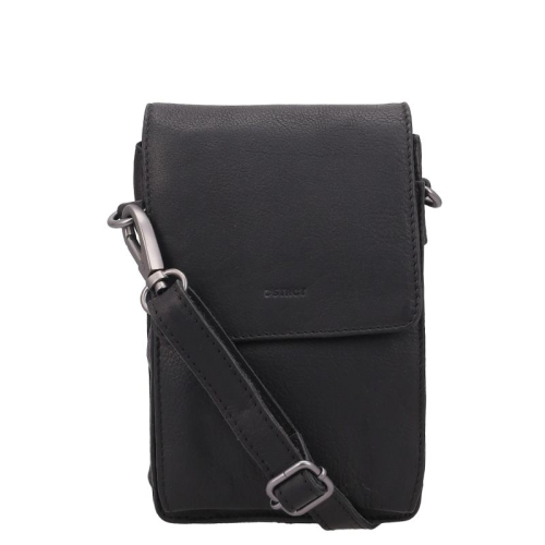 De Dstrct Phonebag in zwart leer, is een stijlvolle crossbody-tas in de categorie tassen. Ideaal voor dagelijks gebruik, biedt het gemak en veiligheid voor je telefoon en essenti&euml;le spullen. Draag deze crossbody-tas schuin over het lichaam voor een trendy look en praktische handen vrij-ervaring. Perfect voor elke gelegenheid!