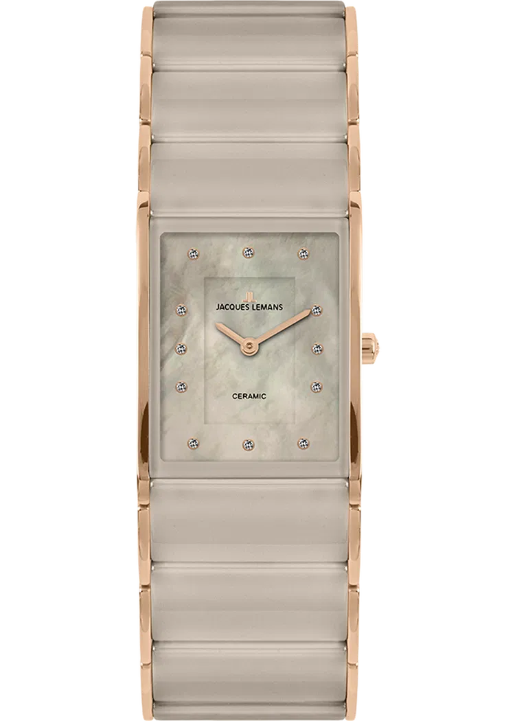 Die Dublin 1-1940 Uhr von Jacques Lemans ist eine elegante Armbanduhr mit ros&eacute;-silberfarbenem Armband aus Edelstahl. Sie hat keine Datumsfunktion und eine Gr&ouml;&szlig;e von 24 mm. Diese Uhr passt perfekt zu formeller und legerer Kleidung und unterstreicht Ihren Stil dezent. Ideal f&uuml;r besondere Anl&auml;sse oder stilvolle t&auml;gliche Outfits.