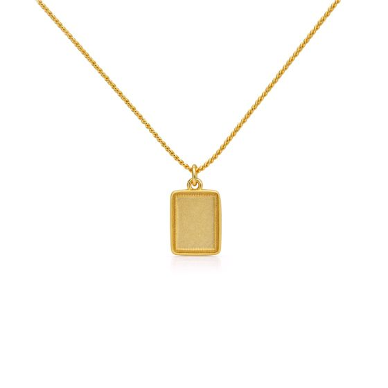 Karma Jewelry Necklace Elia Square Goldplated