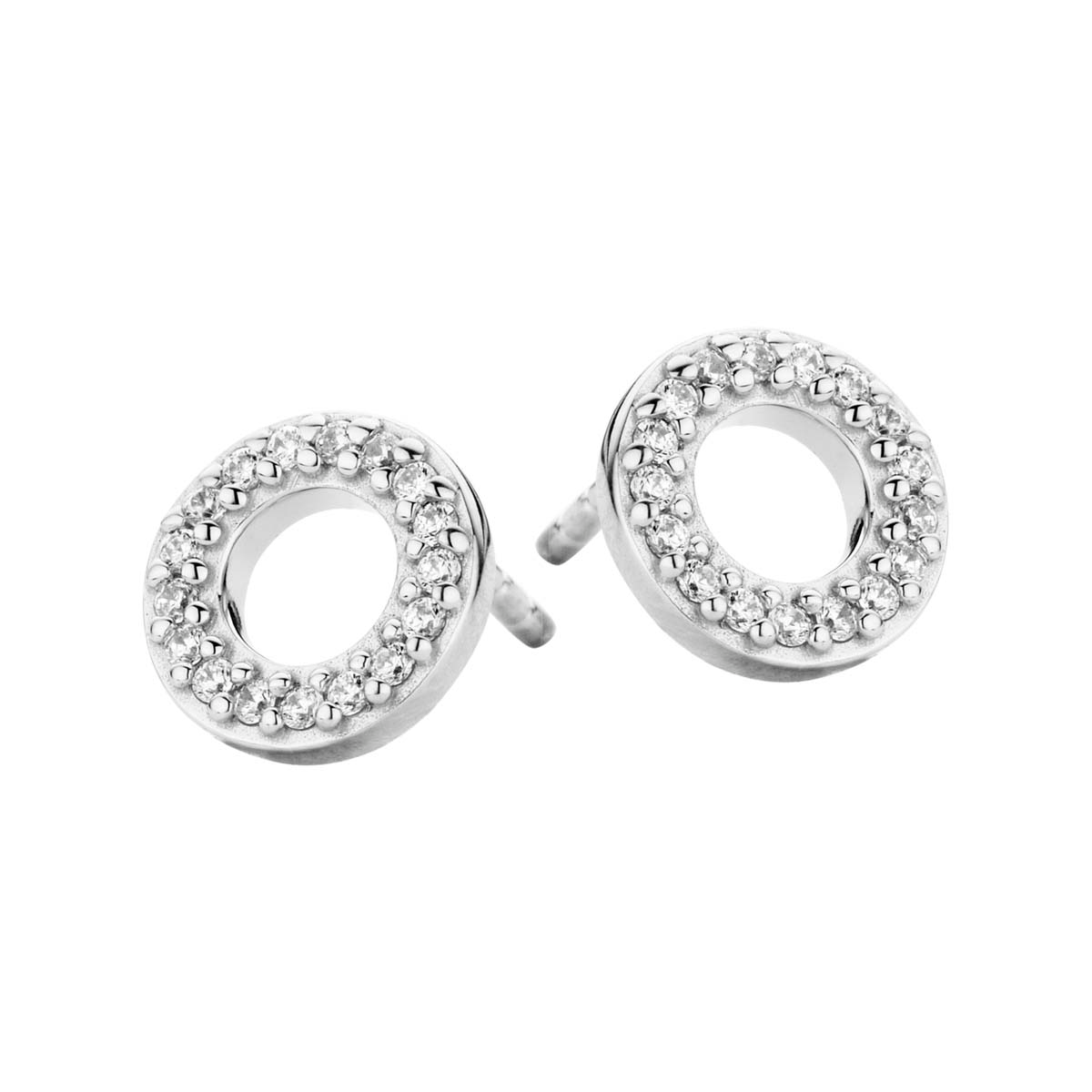 diese eleganten Ohrstecker aus 925er Sterlingsilber mit Zirkonia Steinen, sind ideal f&uuml;r jeden Anlass. Diese zeitlosen Stud-Earrings verleihen jedem Outfit einen Hauch von Eleganz und klassischem Glanz. Tragen Sie sie zu Ihrem Lieblingsabendkleid oder verleihen Sie Ihrem Alltagslook einen dezenten, aber stilvollen Akzent. Perfekt f&uuml;r den t&auml;glichen Gebrauch.