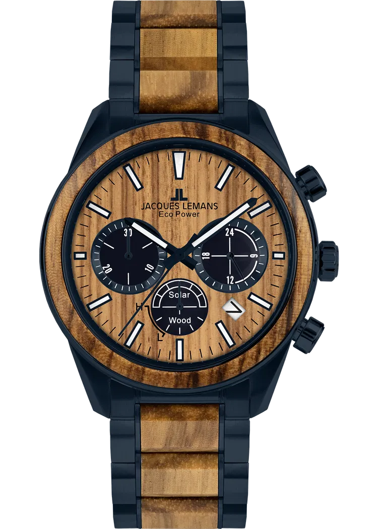 Dieser Eco Power 1-2115 von JACQUES LEMANS ist eine stilvolle Armbanduhr mit Edelstahlgeh&auml;use und braunem Armband, verf&uuml;gt &uuml;ber eine Datumsfunktion und misst 44 mm. Perfekt f&uuml;r den t&auml;glichen Gebrauch, kombinieren Sie sie mit Freizeit- oder Business-Kleidung f&uuml;r einen eleganten Look. Ideal als Geschenk oder f&uuml;r Ihre eigene Uhrensammlung.