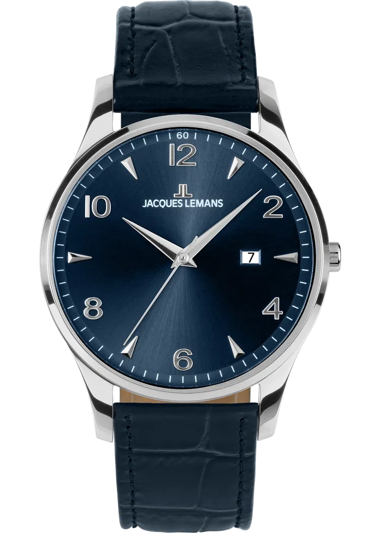 Die London 1-2215 JACQUES LEMANS Uhr, Modellnummer 1-2215C, ist eine elegante Armbanduhr. Sie geh&ouml;rt zur Kategorie der Armbanduhren und ist ideal f&uuml;r den t&auml;glichen Gebrauch oder besondere Anl&auml;sse. Tragen Sie sie am Handgelenk zu formeller oder legerer Kleidung, um Ihrem Outfit eine stilvolle Note zu verleihen.