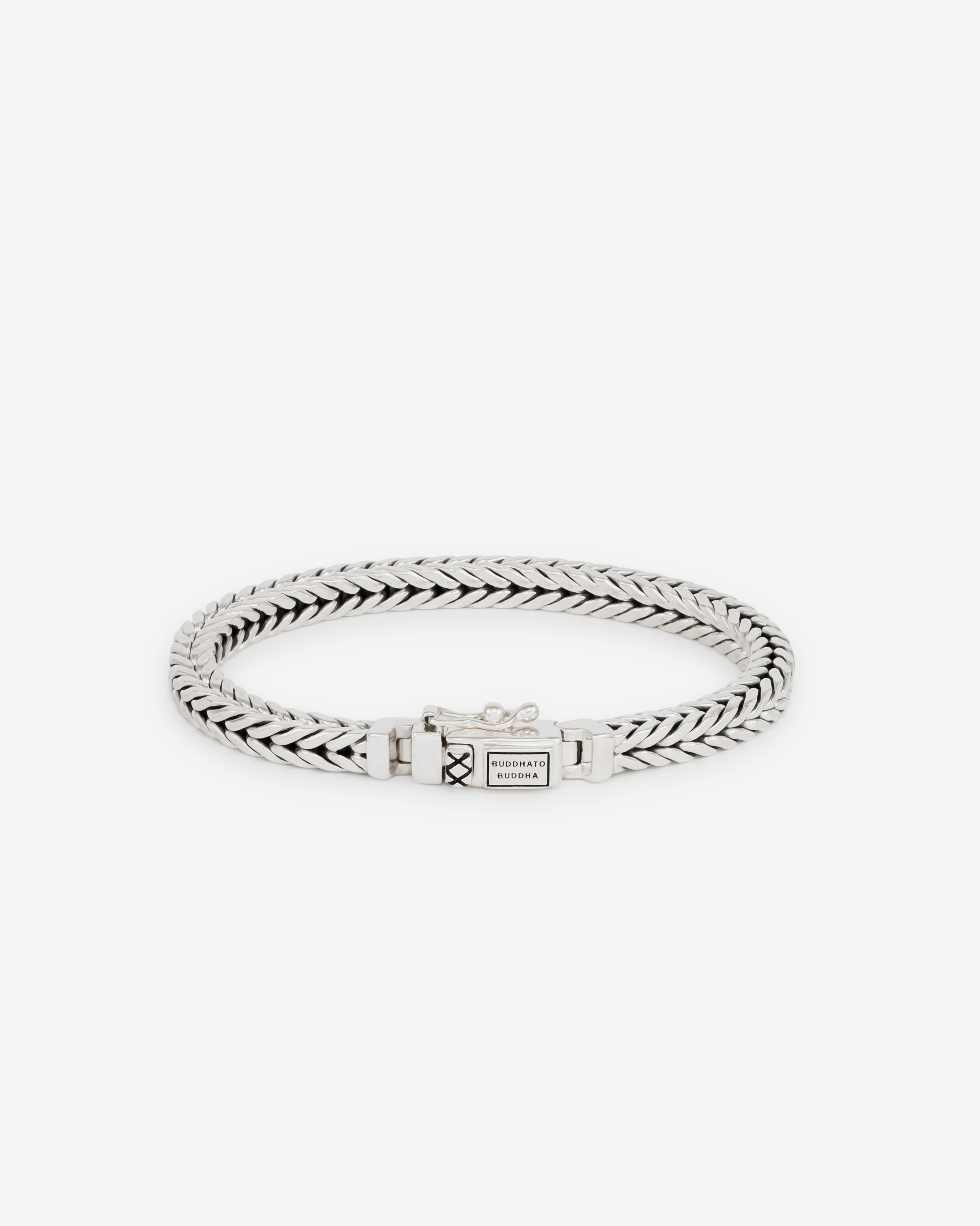 Buddha to Buddha Barbara XS J827 D- zilveren armband van 925 sterling zilver. Verfijnde Barbara-schakel in maat D-. Nu bij Juwelier Schouten.