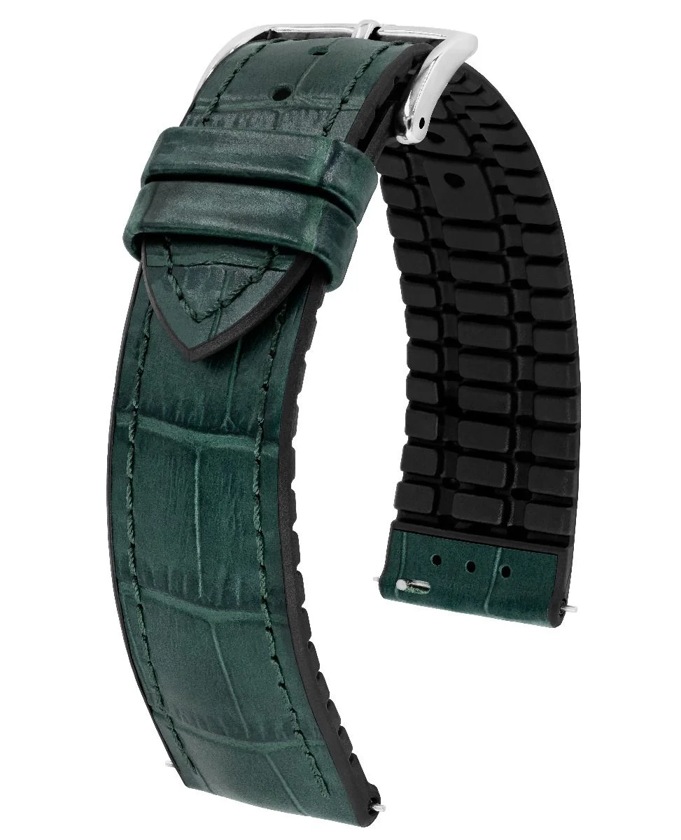 Paul Green Calf 22mm is een robuuste en comfortabele horlogeband van soepel groen kalfsleder met een sportief karakter. De hoogwaardige afwerking en 22 mm breedte zorgen voor een perfecte combinatie van duurzaamheid, draagcomfort en moderne uitstraling voor dagelijks gebruik.