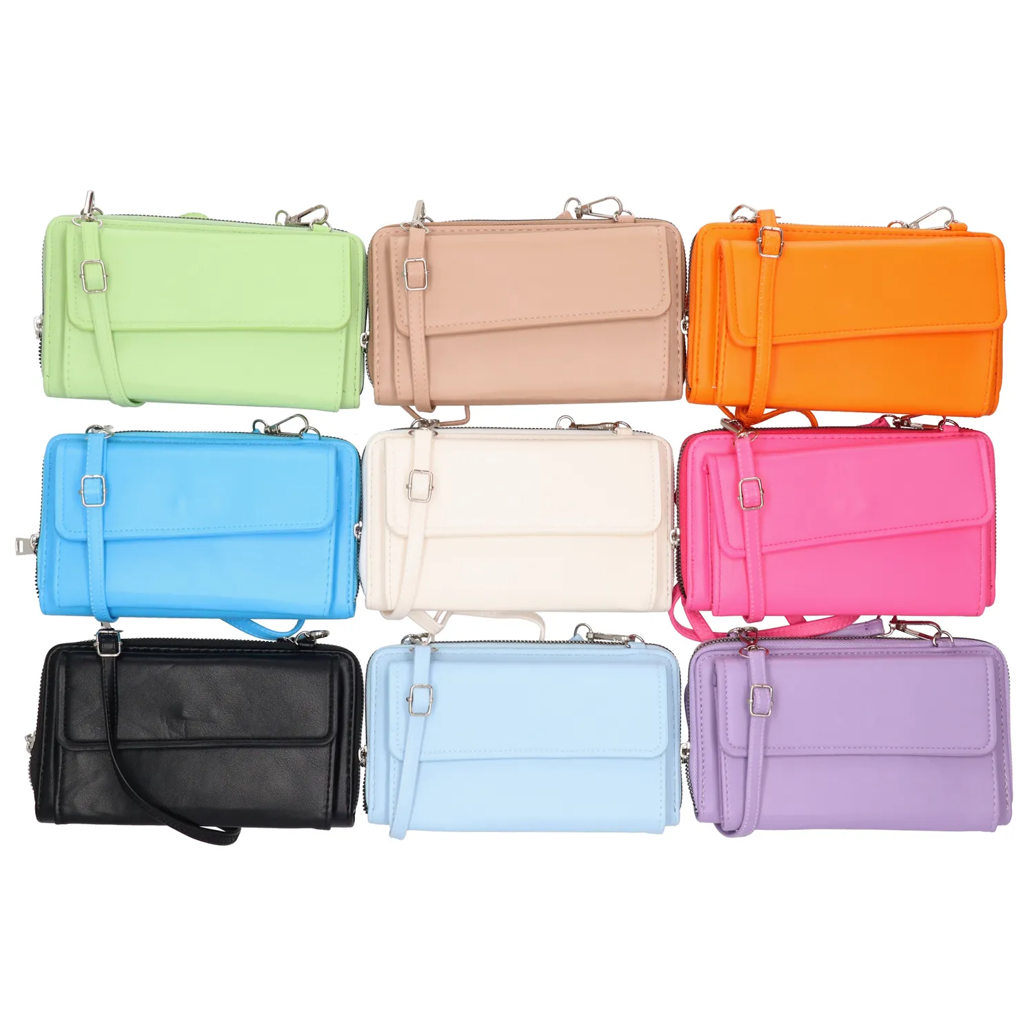 Telefoontasje in diverse kleuren te verkrijgen.