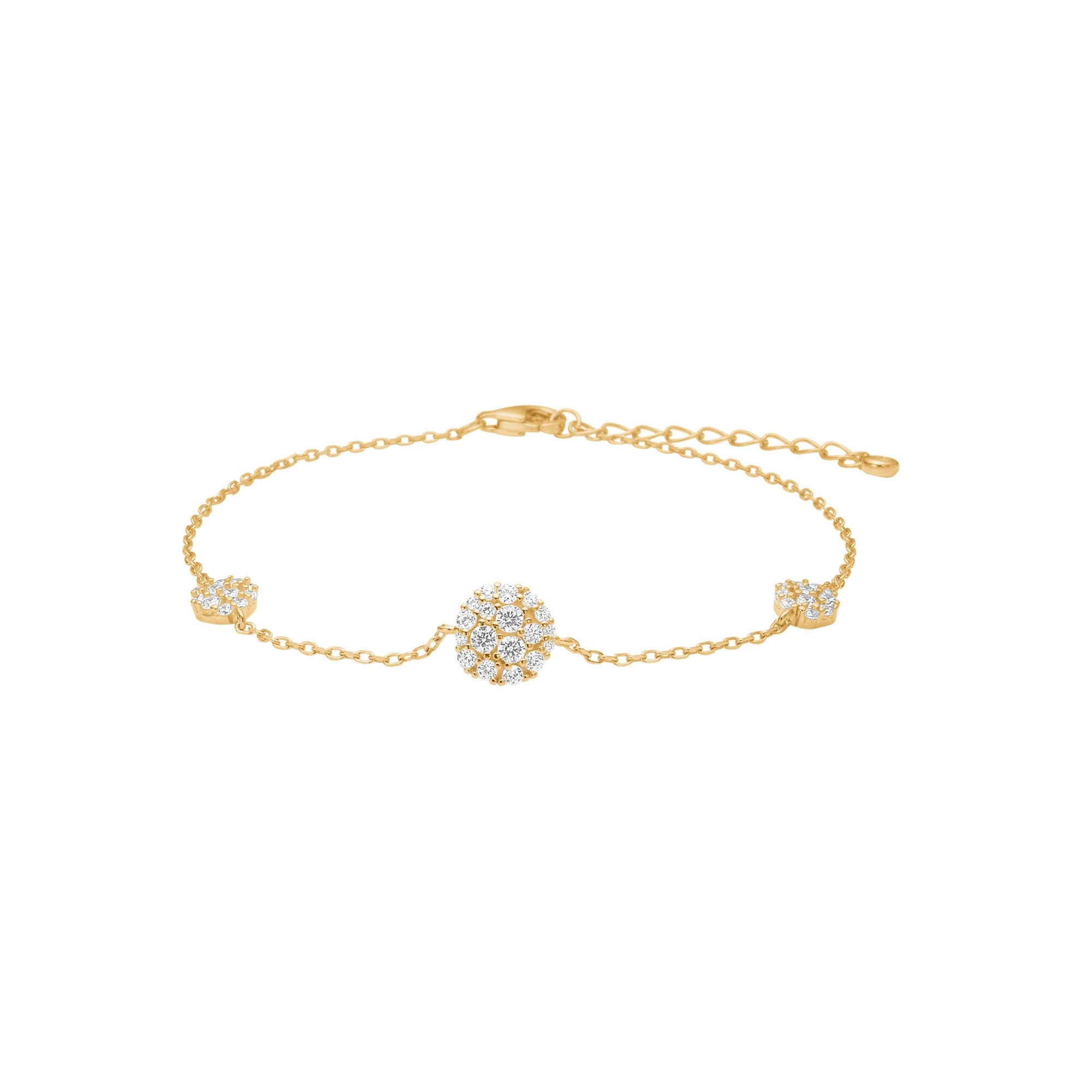 Entdecken Sie das Armband GP Zirkonia (Modellnummer 80451425900) aus einer unbekannten Marke. Es besticht durch sein elegantes Design mit einer L&auml;nge von 18+2 cm. Hergestellt aus vergoldetem 925er Sterlingsilber und verziert mit funkelnden Zirkonia-Steinen, erg&auml;nzt es jedes Outfit stilvoll. Perfekt f&uuml;r besondere Anl&auml;sse oder den t&auml;glichen Gebrauch &ndash; tragen Sie es alleine oder im Layering-Stil.