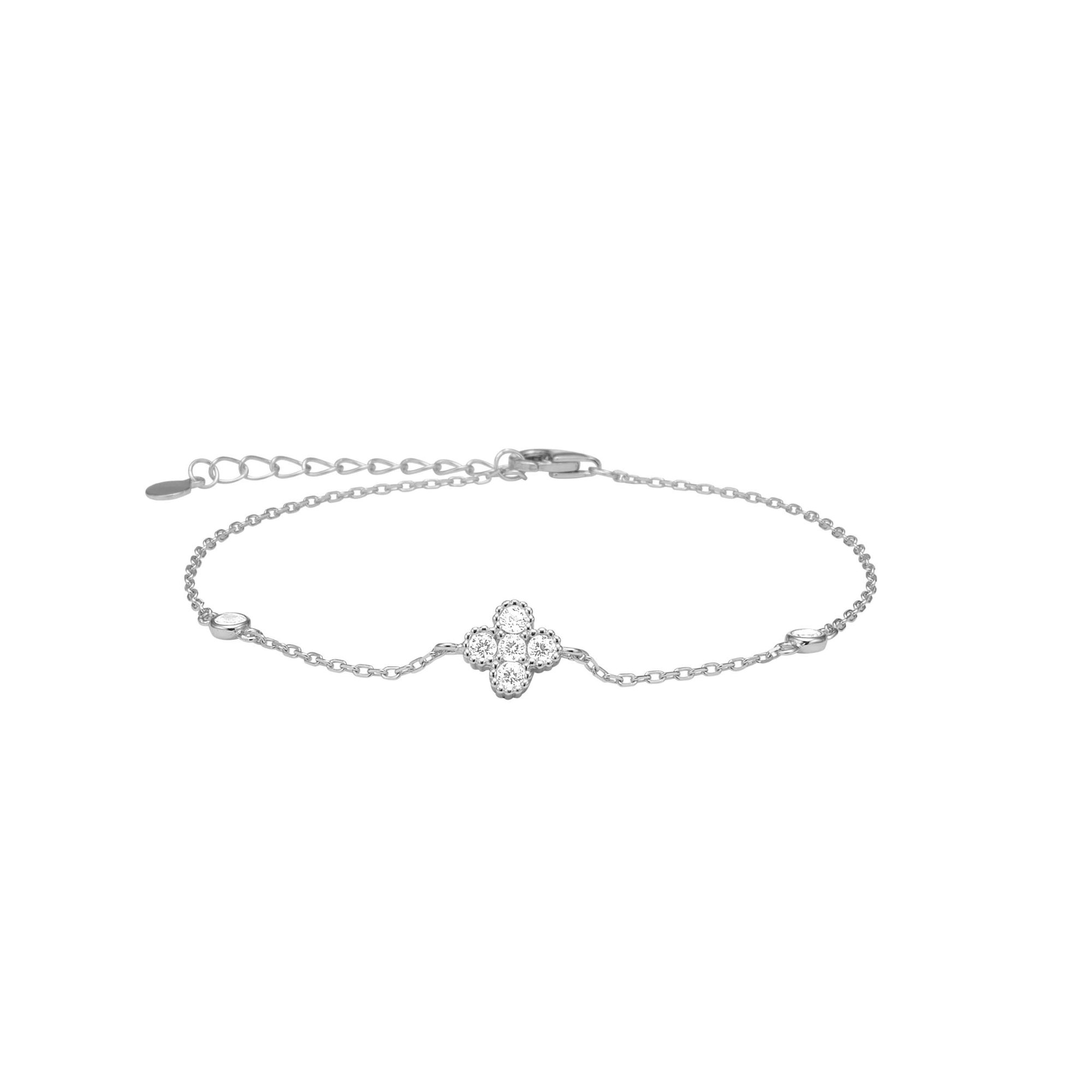 Das Produkt Armband Silber 925 Zirkonia 18+2 cm, Modellnummer 80451440900, ist ein elegantes Schmuckst&uuml;ck aus hochwertigem 925er Silber mit funkelnden Zirkonia-Steinen. Es geh&ouml;rt zur Kategorie JEWEL und ist vom Typ BRACELET. Ideal f&uuml;r den t&auml;glichen Gebrauch oder besondere Anl&auml;sse, l&auml;sst es sich am besten am Handgelenk tragen und verleiht jedem Outfit Eleganz.