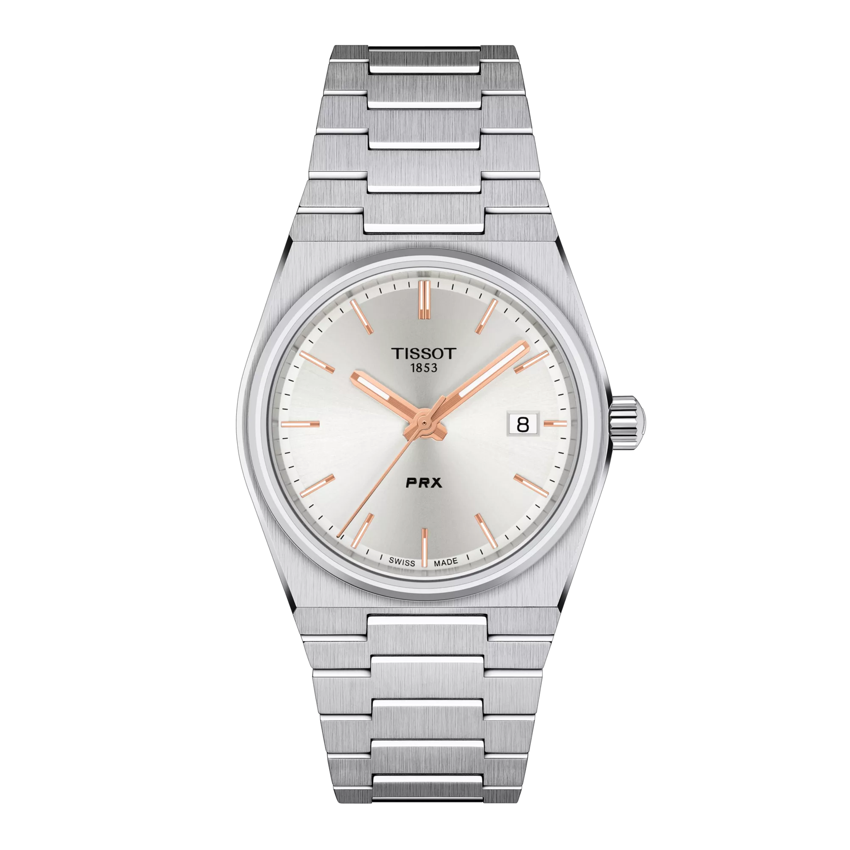 De Tissot PRX Dames T1372101103100 is een stijlvol horloge met een roestvrijstalen band en kast. Het horloge heeft een datumaanduiding en is waterbestendig tot 10 bar. Draag dit horloge bij elke gelegenheid, van een casual dagje uit tot een chique avondje uit. Combineer het met zowel casual als formele outfits voor een moeiteloos elegante look. Bestel nu en maak je outfit compleet!