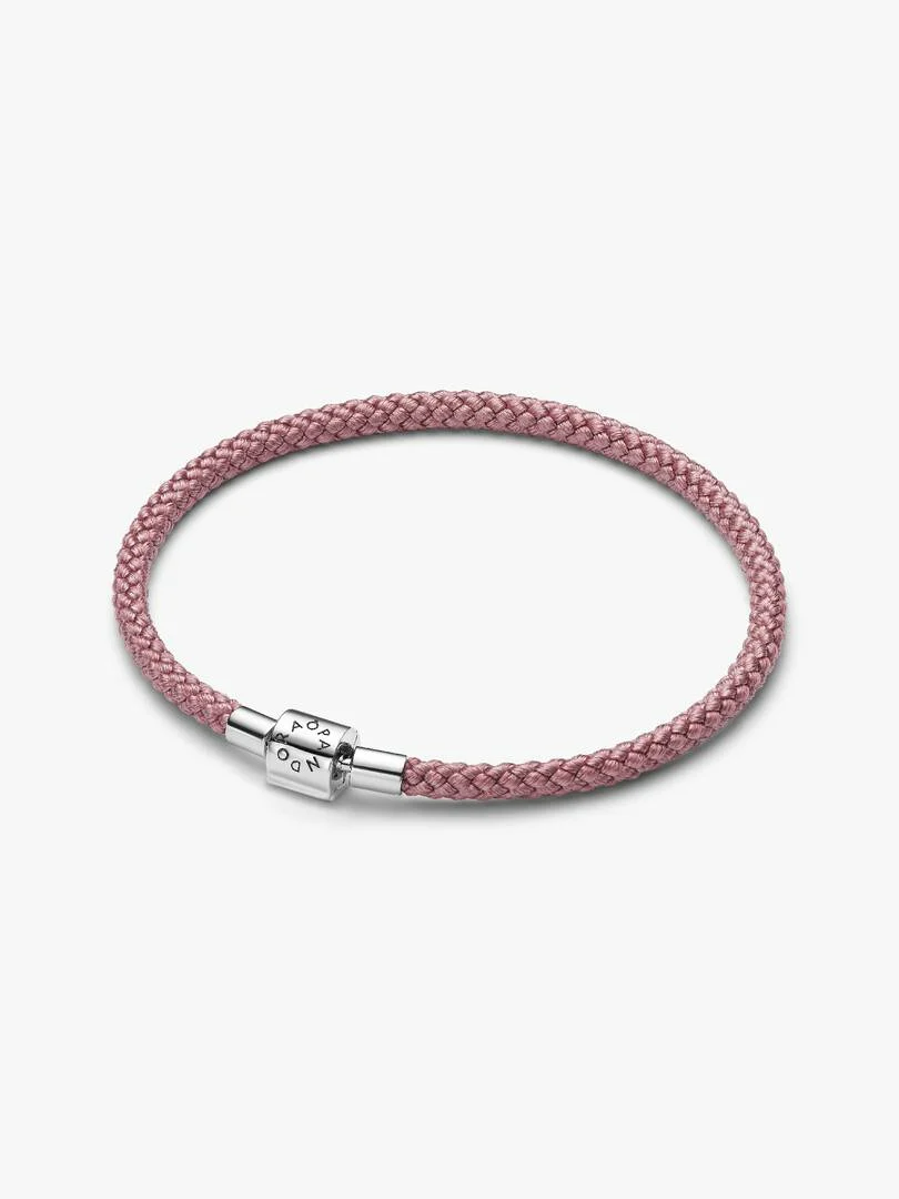 594530C01-S2 Pandora Glinsterende Roze Koordarmband