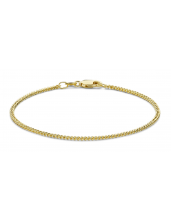 Mori Gold Filt&eacute; 40-GF-EBG02045 collier 2,0mm brede Extra Bol Gourmet schakel, goud gevuld 1/20