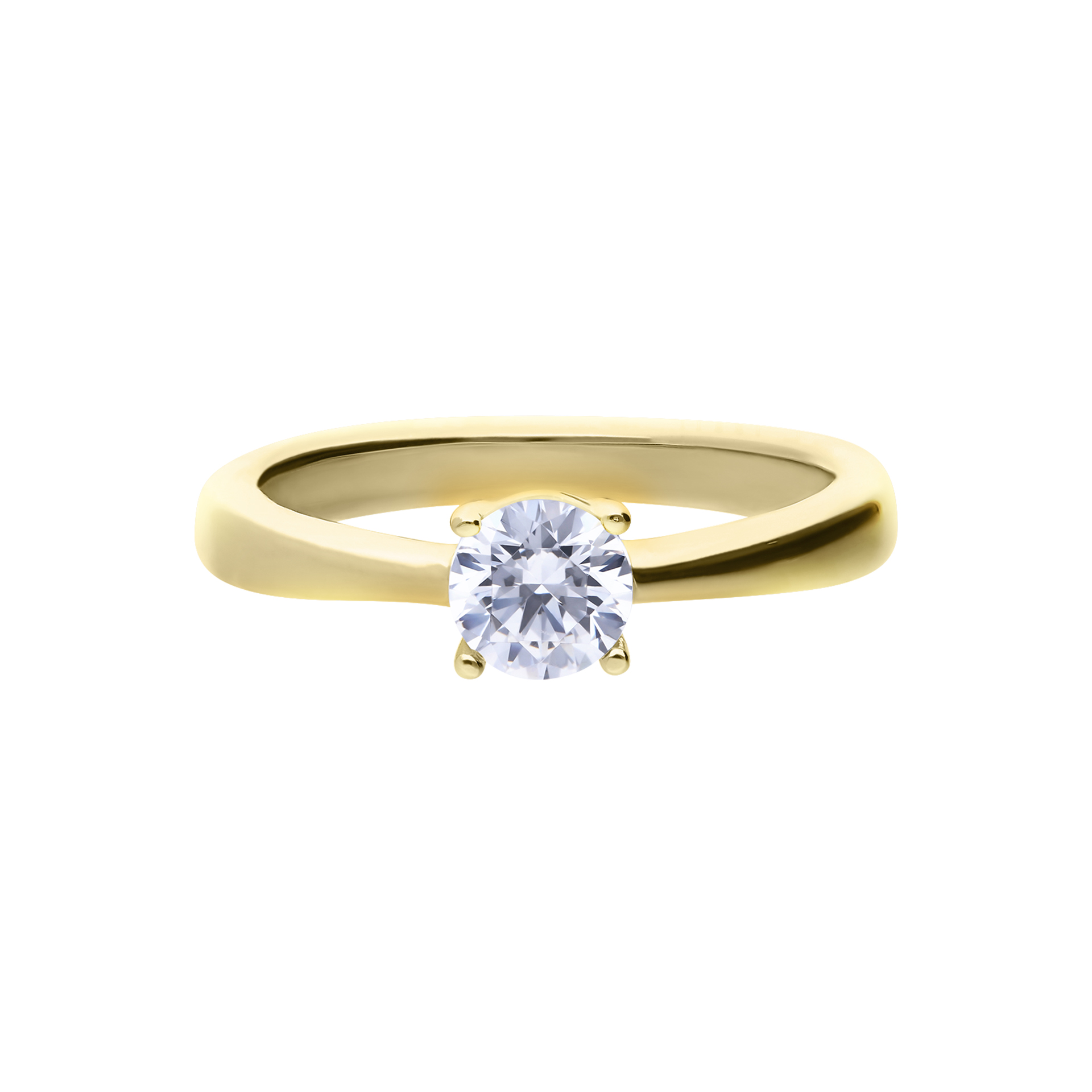 Dieser Silbervergoldete Zirkonia-Ring, hat die Gr. 54/17 und ist perfekt f&uuml;r besondere Anl&auml;sse oder den t&auml;glichen Glamour. Die gr&ouml;&szlig;e des Steins ist 0,50ct. Tragen Sie ihn als Statement-St&uuml;ck oder kombinieren Sie ihn mit anderen Ringen f&uuml;r einen trendigen Look. Seine funkelnde Pr&auml;senz macht jedes Outfit zu einem Hingucker und bietet Eleganz und Stil. Perfekt f&uuml;r alle, die leuchtende Akzente setzen m&ouml;chten.