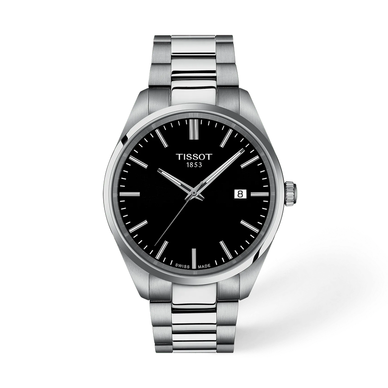 De Tissot PR 100 T1504101105100 is een elegante polshorloge met Zwitsers kwartsuurwerk en een analoge aanduiding. Het heeft een roestvrijstalen kast en band, zwarte wijzerplaat met strepen, saffierglas en een datumfunctie. Waterdicht tot 100 meter en hypoallergeen, ideaal voor dagelijks gebruik. Draag het bij zowel formele als casual gelegenheden. 