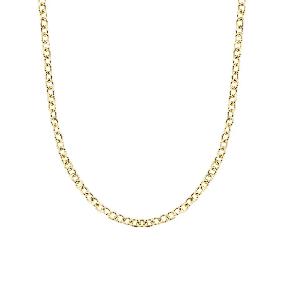 Blush - 14kt geelgouden anker collier - 3014YGO/45