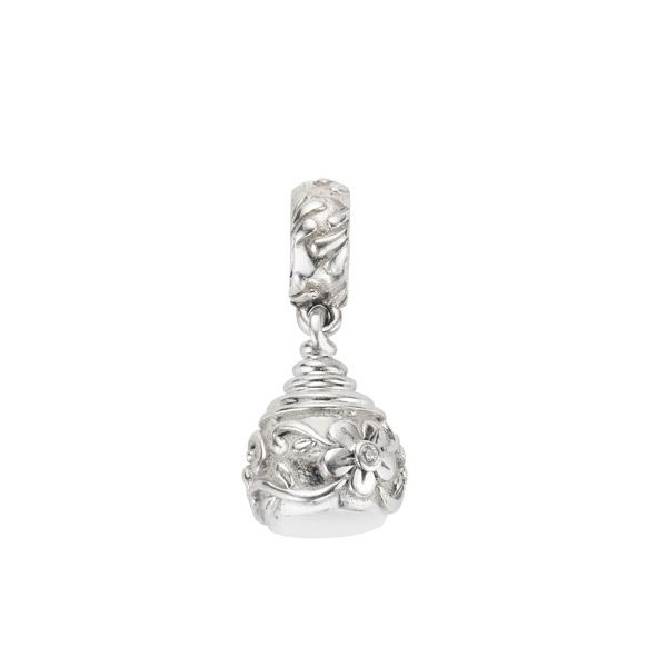Silent Memories - Zilveren memorial hanger/bedel, urn - 1800-Z