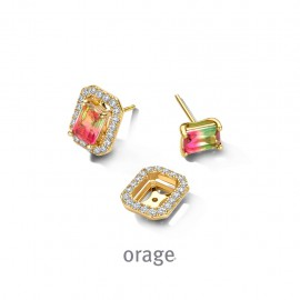 Oorring geel CZ (V/14)