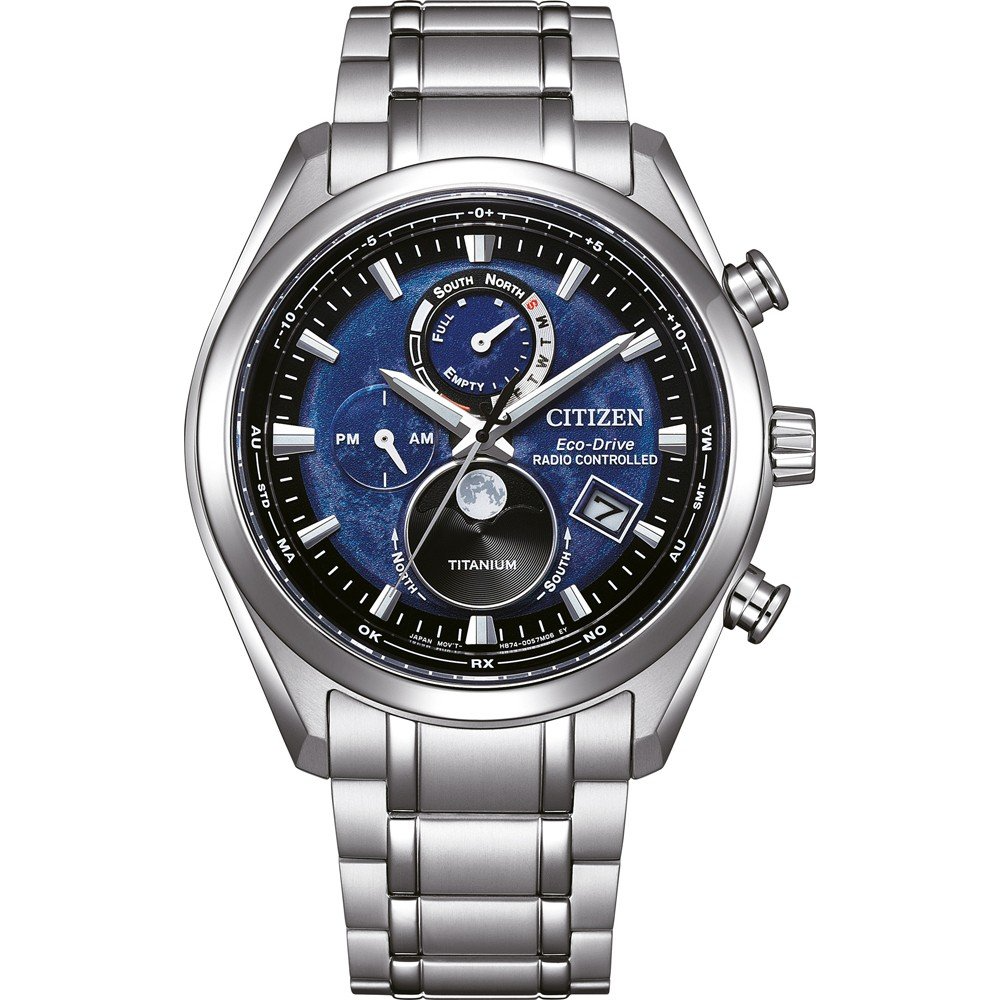 Citizen - Eco-Drive, Radio Controlled, Cal: H874, 100m WR, Saffierglas - BY1010-81L