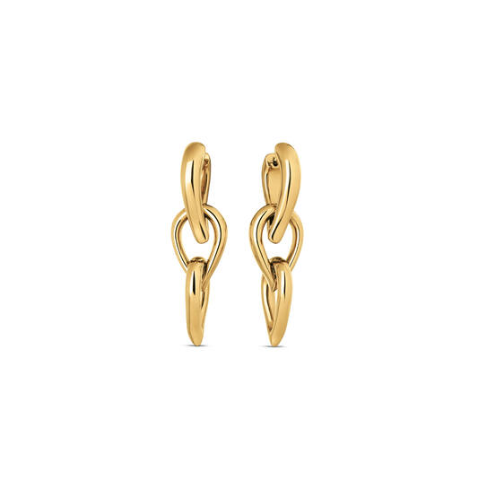 Deze oorbellen hebben een prachtige goudkleurige druppelvorm . Ze zijn perfect om te dragen bij zowel casual als formele gelegenheden, en accentueren elegant de nek en kaaklijn. Combineer ze met een opgestoken kapsel voor een verfijnde look.