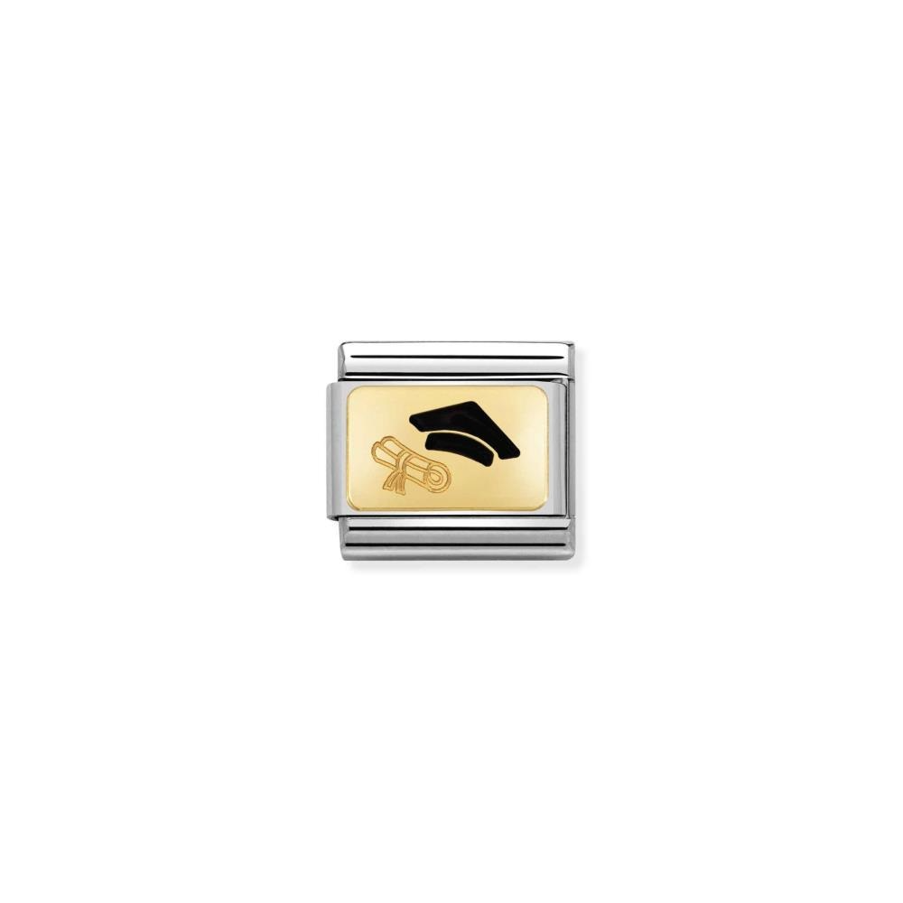Series	Graduation
Jewellery material	Stainless Steel, Gold 18K, Enamel
Category	Link
Brand	Nomination Jewellery