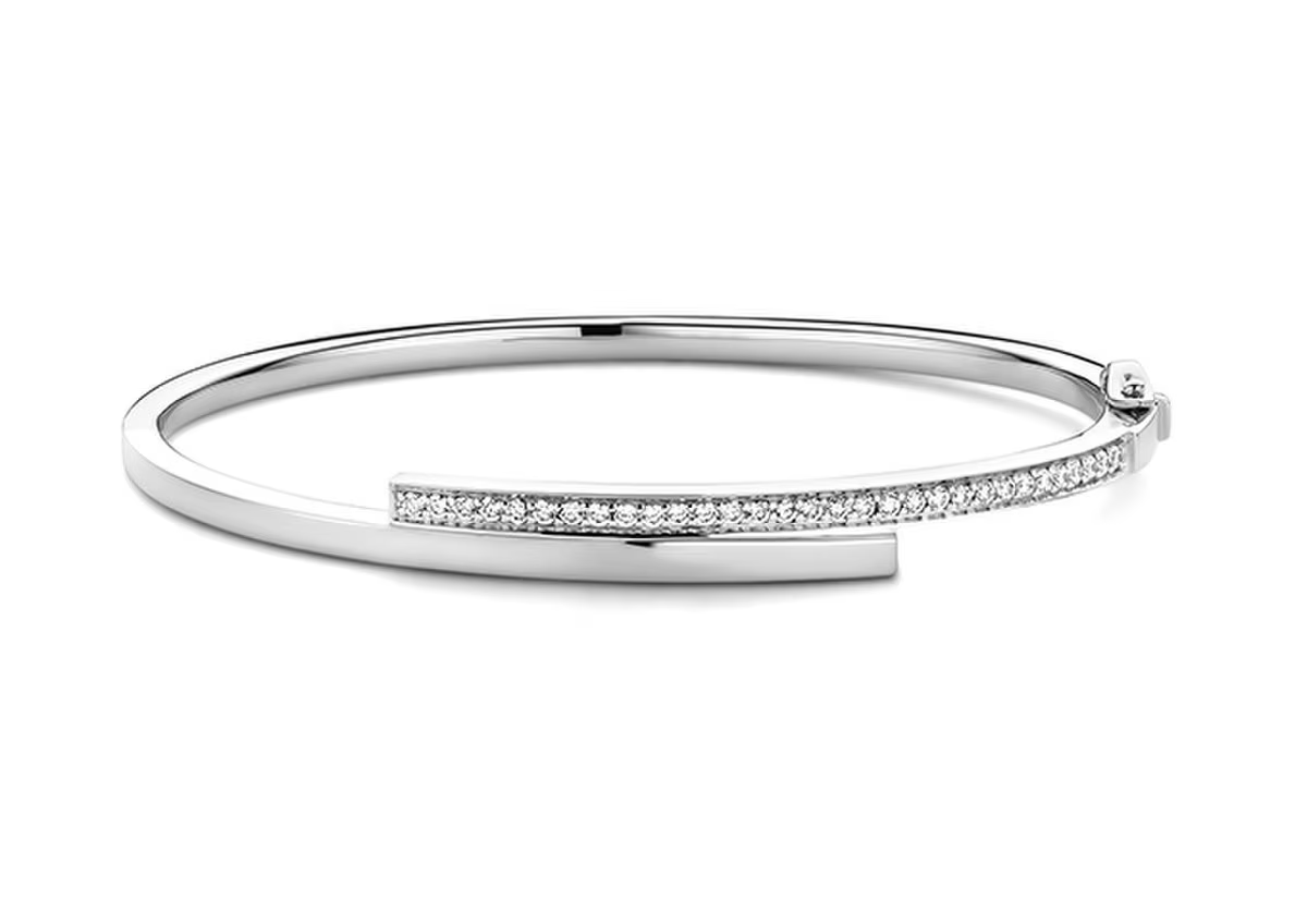 Moments 25377AW Bangle met Zirkonia