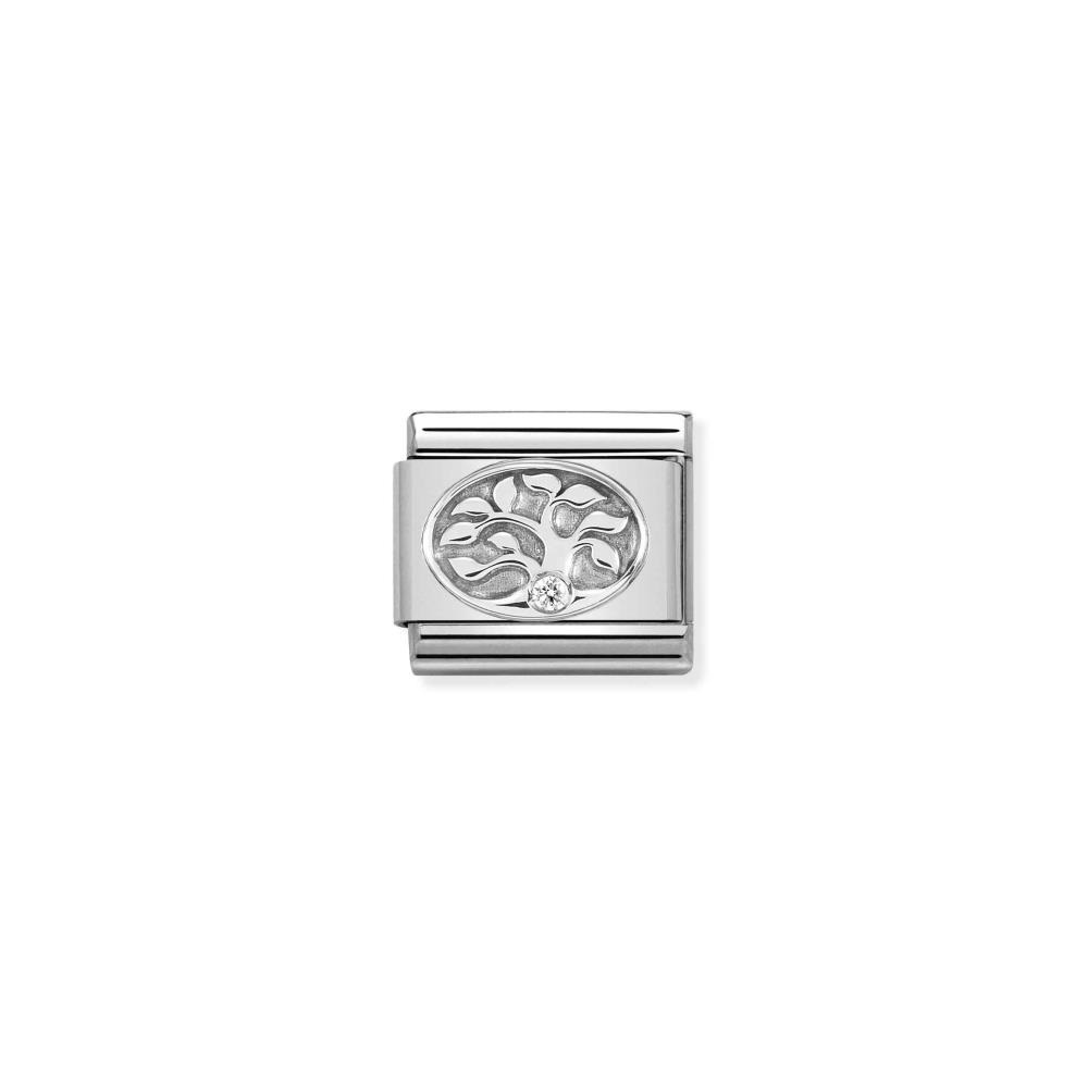 Series	Good luck
Jewellery material	Stainless Steel, Silver
Stone_type	Zirconia
Stone-color	White
Category	Link
Brand	Nomination Jewellery