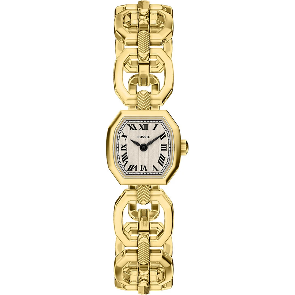 De Fossil ES5483 Harlow horloge is een stijlvol polshorloge, perfect voor dagelijks gebruik en formele gelegenheden. Dit horloge combineert elegantie met functionaliteit en is een aanvulling op elke outfit. Draag het losjes om uw pols voor een casual look of iets strakker voor een verfijnde uitstraling. Dit horloge is een must-have accessoire voor elke garderobe.