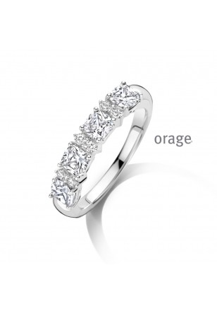 Ring in zilver met zirconia van het merk Orage 