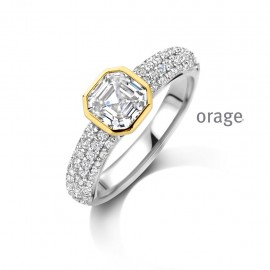 Ring in zilver met zirconia van het merk Orage 