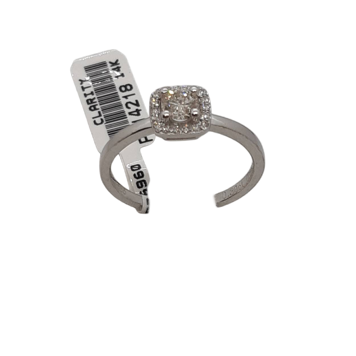 DIAMONND ring0.30 f si0.08 f si14kt