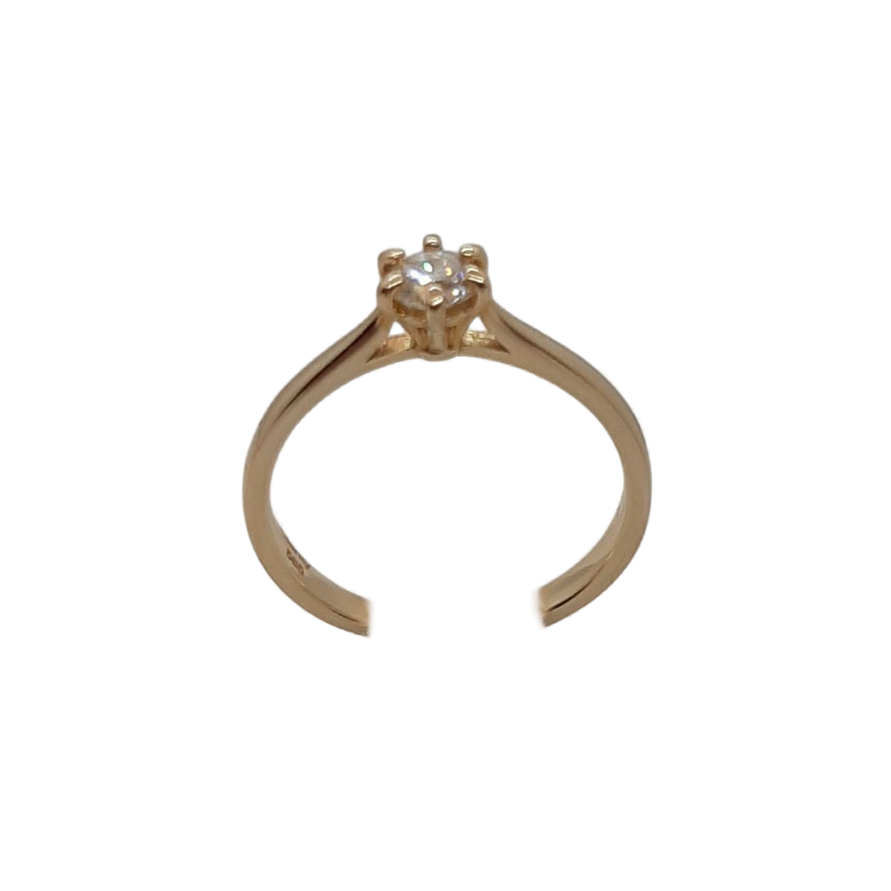De Diamanten Verlovingsring model BREA-0002764 is een elegante gouden ring met een glanzende afwerking. Uitgevoerd in 14-karaats goud, beschikt de ring over een SI1 pure, ronde diamant van 0,33 karaat in F-kleur. Perfect te dragen op maat 54, vooral voor speciale gelegenheden of als stijlvolle dagelijkse accessoire.