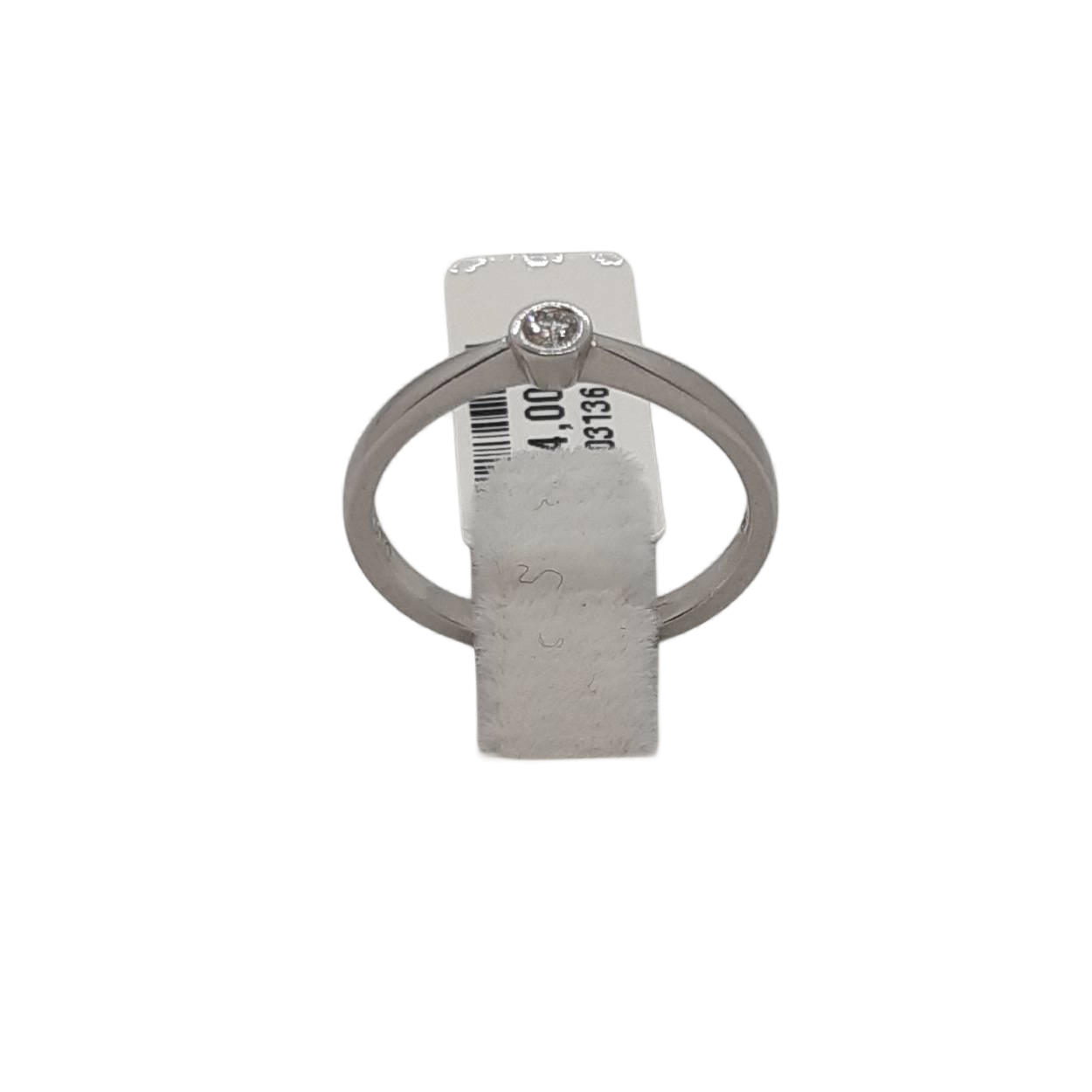 De Diamanten Verlovingsring met modelnummer BREA-0002746 is een prachtige gouden ring van 14-karaats witgoud met &eacute;&eacute;n ronde diamant van 0,07 karaat, SI1 zuiverheid en F-kleur. Deze ring heeft een glanzende afwerking en is maat 54. Ideaal om dagelijks te dragen of tijdens speciale gelegenheden om elegantie en verfijning toe te voegen aan elke outfit.