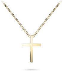 Gisser zilver plaqu&eacute; kruis met ketting