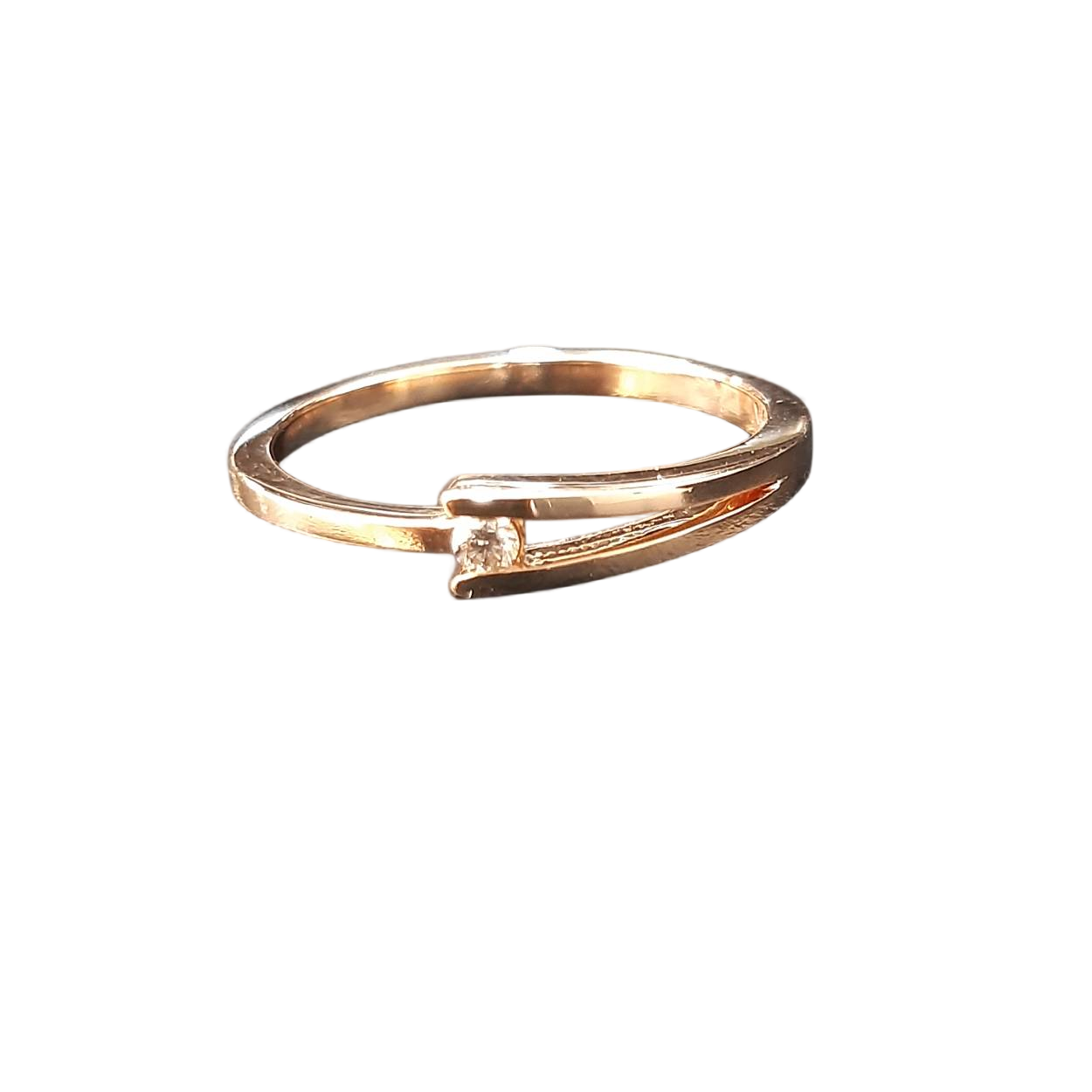 De diamant gouden ring met modelnummer BREA-0002288 is een elegante 14-karaats ros&eacute;gouden ring, met een briljant geslepen diamant van 0,03 karaat (kwaliteit Si). Perfect voor dagelijks gebruik dankzij zijn verfijnde glans en normale gelegenheidstype. Draag hem solo voor een subtiele look of combineer met andere sieraden voor een extra glamoureus effect. Maat 54 beschikbaar.
