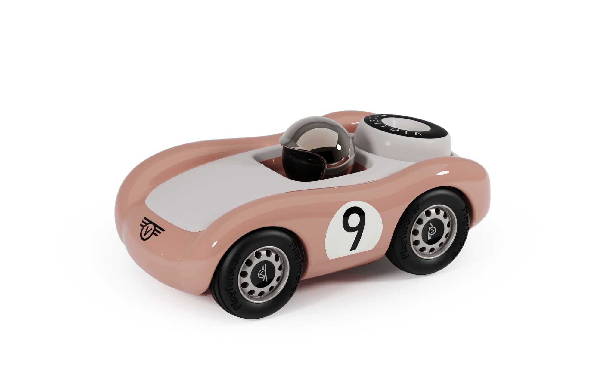 Razend door de heuvels van Toscane, met een warme bries over open wegen langs wijngaarden en zilverkleurige olijfgaarden, belichaamt de Viglietta raceauto vrijheid en zorgeloosheid. Een ode aan lange zomerdagen en onbezorgd genieten. Net als Malibu is Viglietta iets compacter dan de rest van de collectie, maar minstens zo opvallend. Met zijn vloeiende, ronde vormen en elegante Italiaanse styling is Viglietta veel meer dan alleen een speelgoedauto, het is een designobject dat herinneringen cre&euml;ert en generaties lang gekoesterd wordt.

Geschikt voor kinderen vanaf 3 jaar