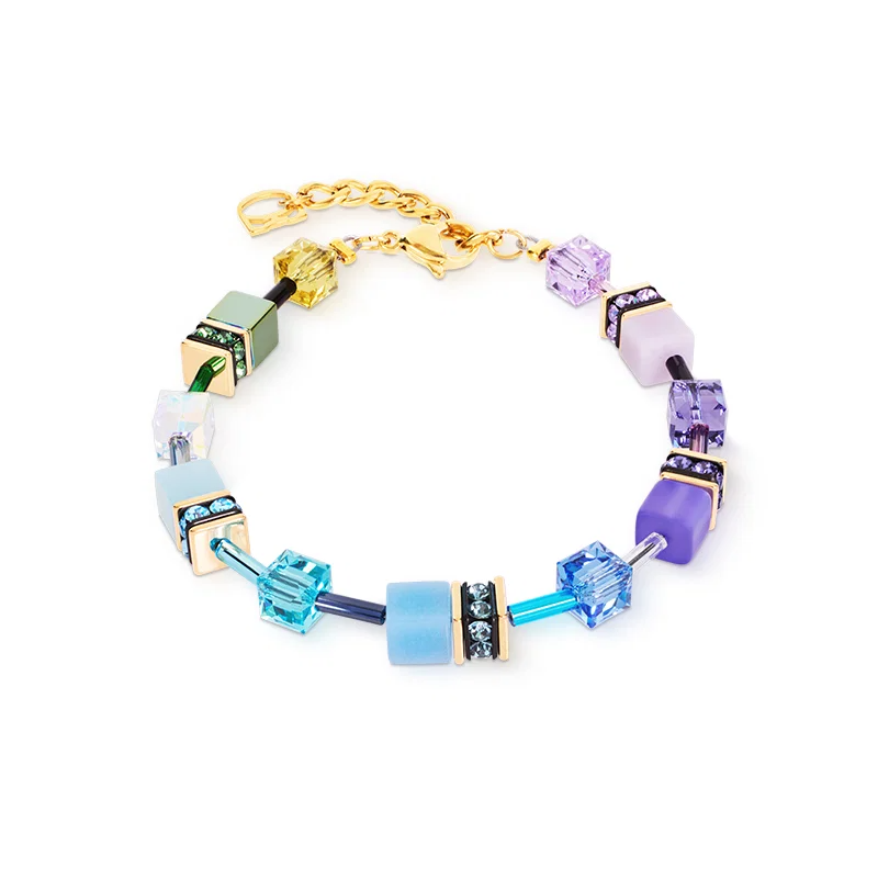 Coeur de Lion GeoCUBE&reg; armband in pastel multicolour