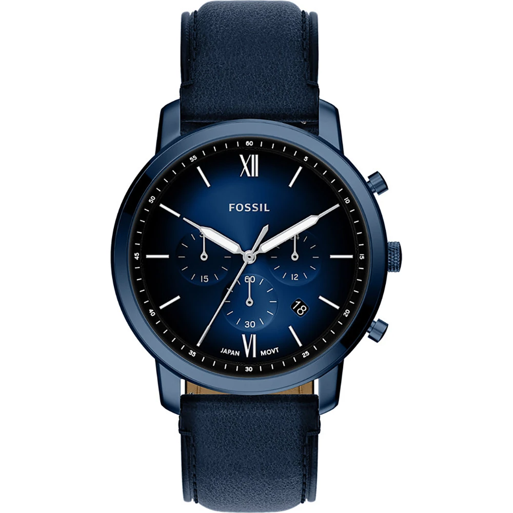 Dit Fossil horloge heeft een kast gemaakt van Roestvrijstaal met een diameter van 44 mm en is voorzien van een leren band. In de kast bevindt zich een Miyota kwaliteitsuurwerk en is afgewerkt met Mineraalglas.

Het horloge is 5ATM. Dit betekent dat het horloge geschikt is om mee te douchen. Verder wordt het horloge geleverd met 2 jaar garantie.