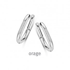Creolen staal met zirconia