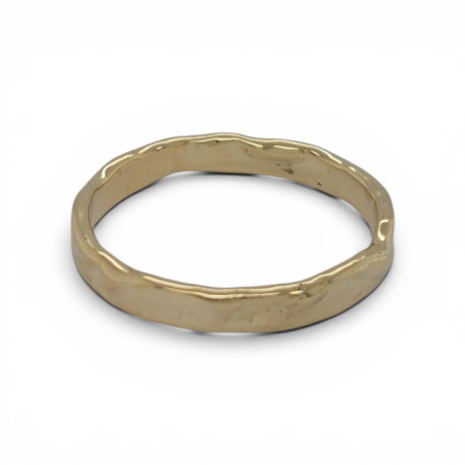 14kt ring met smeltstructuur