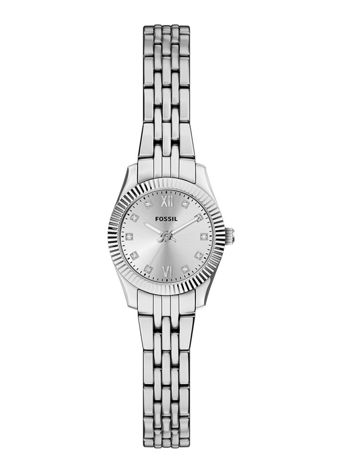 De FOSSIL SCARLETTE HORLOGE ES5475 is een stijlvolle polshorloge die behoort tot de categorie horloges. Dit model kenmerkt zich door zijn verfijnde ontwerp en modern uiterlijk. Het beste manier om het te dragen is om het losjes rond de pols te bevestigen voor comfortabel dagelijks gebruik en een elegante look. Perfect voor elke gelegenheid!